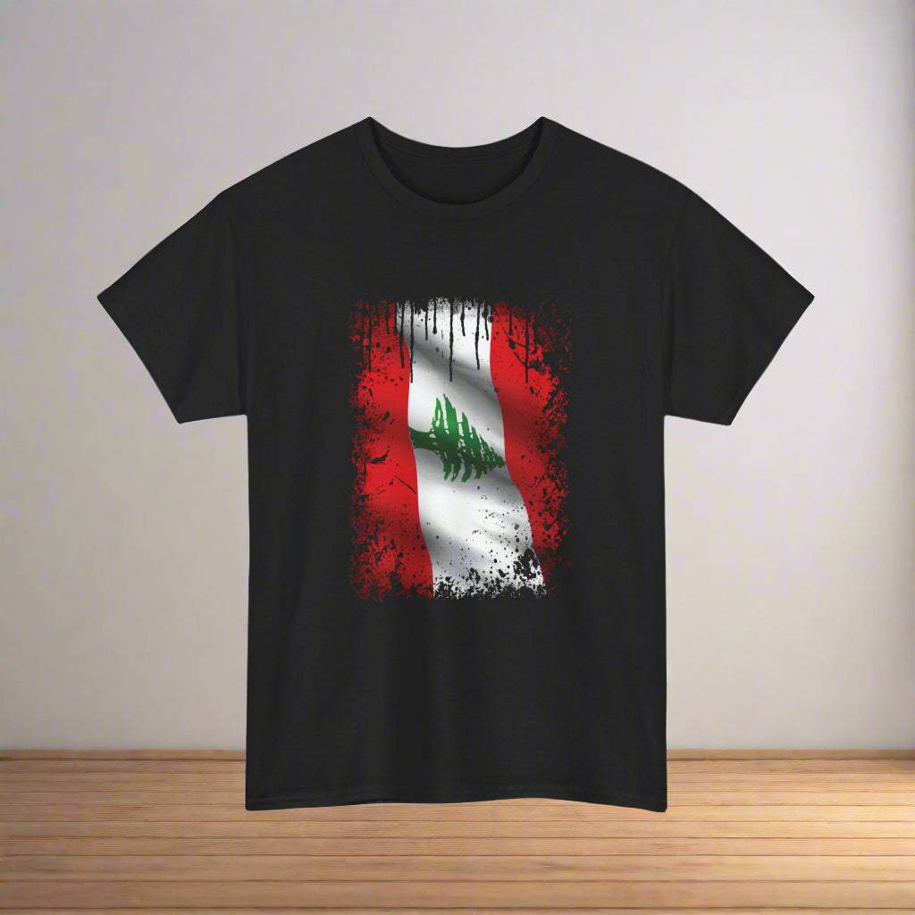 Worn Yet Proud: A Distressed Tribute to Lebanon