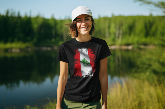 Worn Yet Proud: A Distressed Tribute to Lebanon