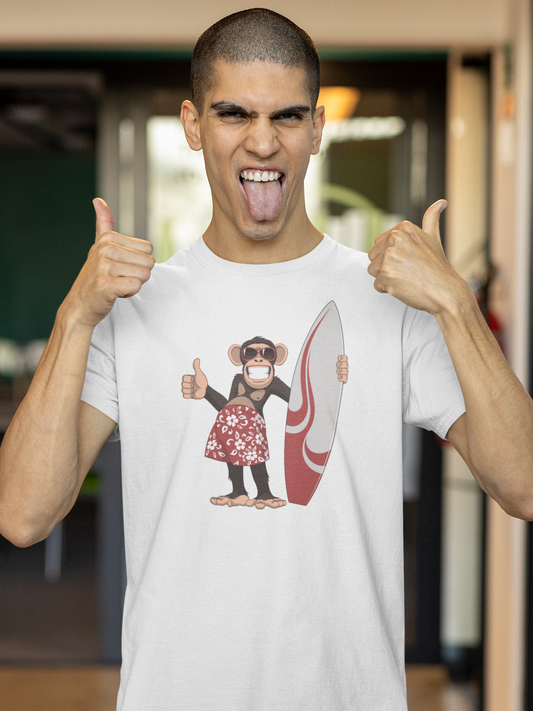 Ride the Waves: Chill Monkey Surfer
